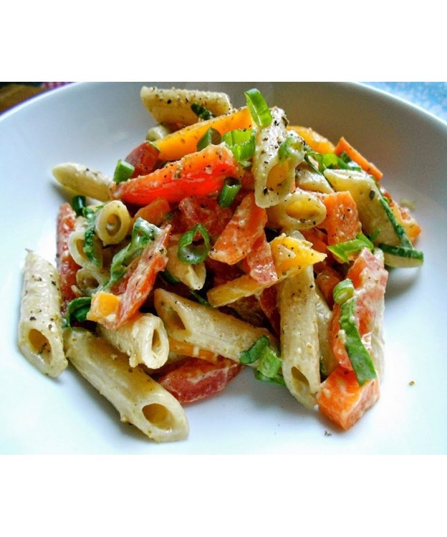 Salada de Macarr&atilde;o Vegetariana