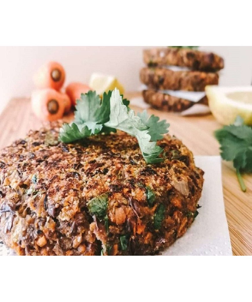 Vegano Hamb&uacute;rguer de Feij&atilde;o
