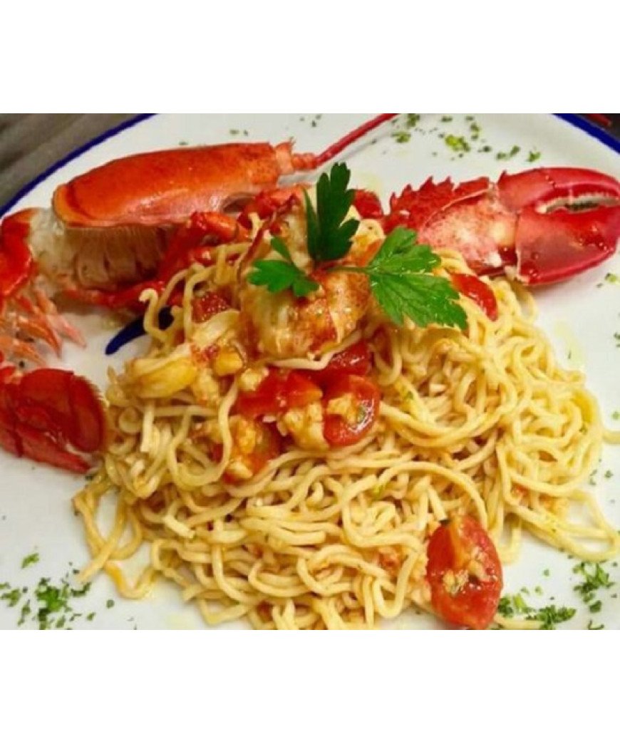 Taglierini com lagosta
